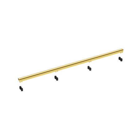 Odpływ liniowy podłogowy Balneo Slim & Low ProLine Mirror Gold 80 cm złoty lustrzany