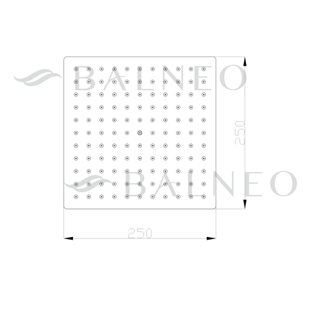 Balneo Cascade model 2 Chrome rainshower