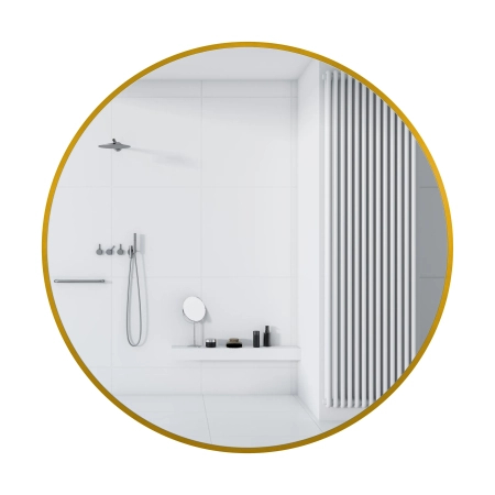 Balneo Corina Gold Round Mirror 60 cm