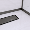 Slope profile Balneo black floor right 170 cm