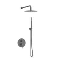 Bateria prysznicowa Balneo Cascade zestaw 2 gun metal
