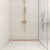 Slope profile Balneo copper floor front 130 cm
