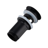 Basin plug brass Balneo Klik Klak C black with overflow