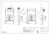 Stelaż podtynkowy WC Balneo Fix-Frame Low niski