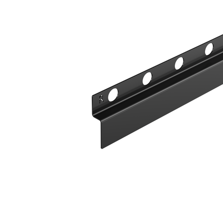 Slope profile Balneo black wall-mounted right 170 cm