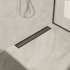 Wall-mounted shower drain Wall and Floor NEXT - 80 cm Gun Metal