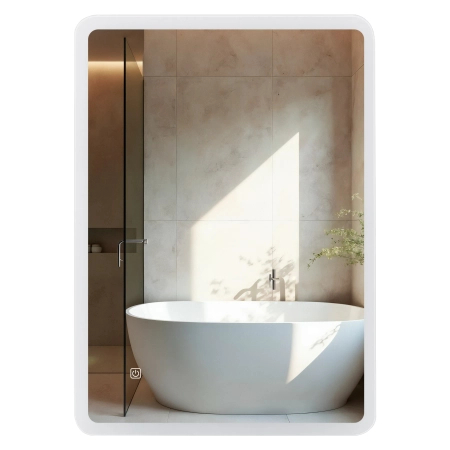 Balneo Lumin Rectangular Backlit Mirror 39 x 50 cm