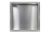 Balneo Wall Box No rim Inox 30 x 30 x 10 cm brushed stainless steel recessed shelf without collar