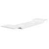 Bathtub shelf VANO Solid Surface Coco White
