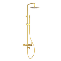 Bateria prysznicowa Balneo Cascade zestaw 1 shiny gold