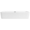Balneo Neria 60 × 42 cm white ceramic countertop washbasin