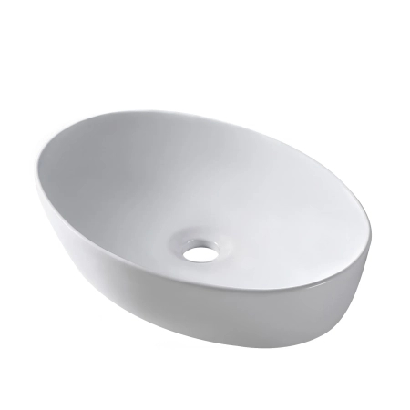 Balneo Vileo 62 × 42 cm White Ceramic Countertop Washbasin
