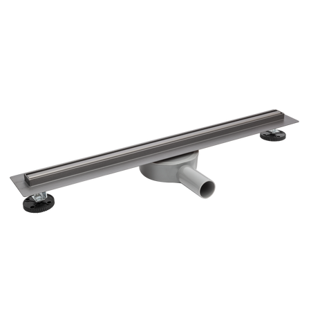 Odpływ liniowy podłogowy Balneo Slim & Low ProLine Gun Metal 90 cm