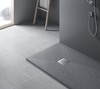 Brodzik z konglomeratu mineralnego Balneo Stone Tray 100 x 80 x 2,5 cm ciemnoszary niski prostokątny