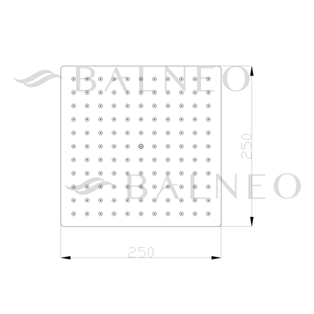 Balneo Cascade model 2 Gold Gloss Rainshower