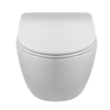 Balneo Luna Tornado Wall-Hung Toilet Bowl, White, Rimless, with Duroplast Soft-Close Seat