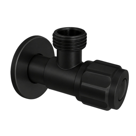 Zawór kątowy z głowicą ceramiczną model 2 BLACK 1/2 x 3/4