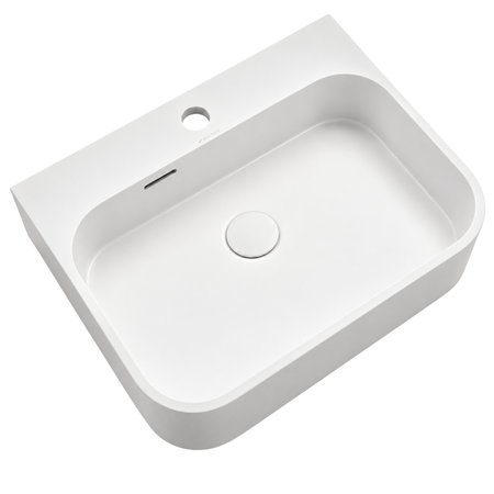 Umywalka BELORIA Solid Surface Coco White