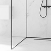 Slope profile Balneo black for glass left 170 cm