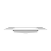 Umywalka ALVERIA Solid Surface Coco White/Biała z odpływem liniowym 80 cm