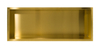 Półka wnękowa Balneo Wall Box One Gold 90 x 30 x 7 cm złota ze stali nierdzewnej z kołnierzem