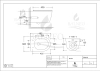 Concealed TOILET set Balneo frame / cistern frame Fix-Frame Standard with białą bowl TOILET Luxa and button for choice