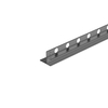 Listwa spadkowa Balneo gun metal do szkła prawa 170 cm