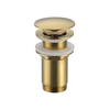 Basin plug brass Balneo Klik Klak C gold without overflow