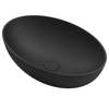 Washbasin SOVELIA Solid Surface Carbon Black