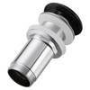 Balneo Klik Klak C Brass Basin Plug Black Without Overflow with Ceramic Head