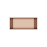 Balneo WALL-BOX Copper 45x20x10 cm copper stainless steel recessed shelf with collar