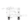 Bateria umywalkowa Balneo Cascade model 1 chrom