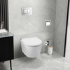 Balneo Luxa Tornado rimless white wall-hung toilet bowl with soft-close duroplast seat