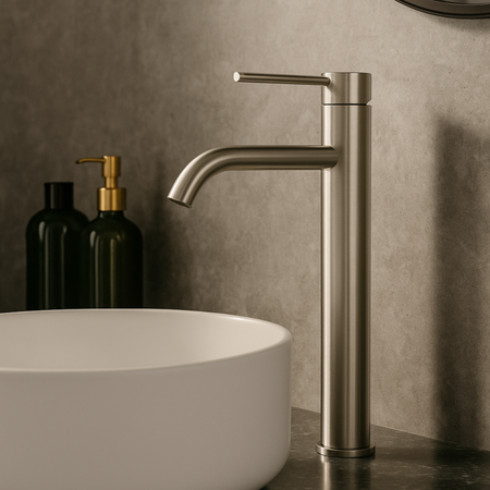 Balneo Cascade washbasin faucet model 2 inox