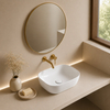 Balneo Viona 47 x 33 cm White Ceramic Countertop Basin