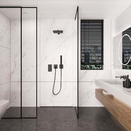 W-Drain NEXT 90 cm odpływ liniowy ścienny INOX