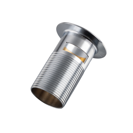 Korek umywalkowy mosiężny Balneo Klik Klak G chrom z koszyczkiem i przelewem