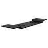 Bathtub shelf VANO Solid Surface Carbon Black