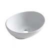 Balneo Loren 42 × 33 cm White Ceramic Countertop Washbasin