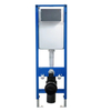 Balneo concealed WC set Fix-Frame Narrow frame with white Luxa Tornado WC bowl