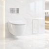 Schowek na szczotkę WC Balneo Wall Box Brush S Tiles prawy do wbudowania w ścianę ze stali nierdzewnej