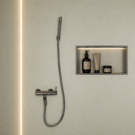 Bateria wannowa Balneo Cascade zestaw 1 gun metal
