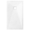 Balneo Stone Tray composite shower tray 140 × 90 × 2.5 cm, low rectangular, white