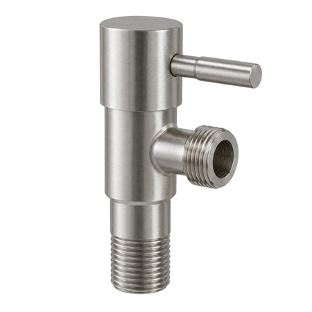 Zawór kątowy z głowicą ceramiczną model 1 INOX 1/2 x 3/4