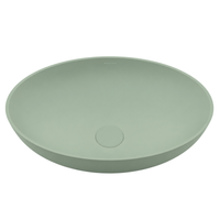 Washbasin SOVELIA Solid Surface Pistachio Cream