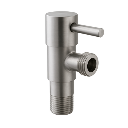 Angle valve with ceramic head model 1 INOX 1/2 x 1/2