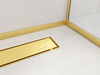Slope profile Balneo gold for glass left 120 cm