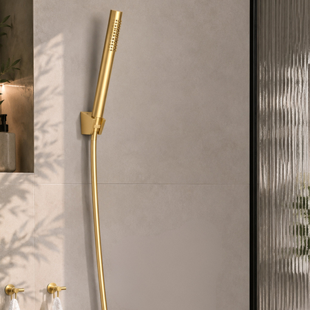 Zestaw prysznicowy Balneo Cascade model 1 shiny gold
