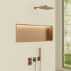 Balneo Wall Box LED Recessed Shelf Copper 90 x 30 x 10 cm