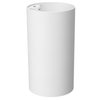 Freestanding washbasin LEYA Solid Surface Coco White
